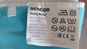 Sencor vyhřívací deka - 5