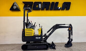 Minibagr Gorila GA12 PRO Kubota, Joysticky, AKCE - 5