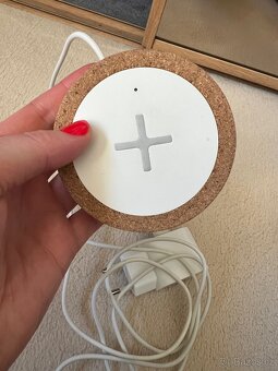 Bezdrátová nabíječka IKEA NORDMÄRKE bílá/korek - 5