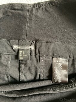 Černé těhotenské kalhoty H&M MAMA vel. 42 - 5