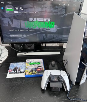 PS5 s mechanikou TOP stav + hry NFS GoW Ragnarok - 5