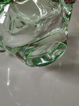 Váza zelená, L. Paleček, Škrdlovice, POŠTOVNÉ 50 Kč - 5