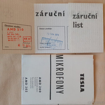 Nový dynamický mikrofon Tesla AMD 210 - 5