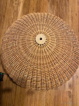 Proutěné stínidlo na stropní světlo - 5