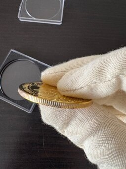 Prodám kovovou pamětní minci Donald Trump & Elon Musk - 5