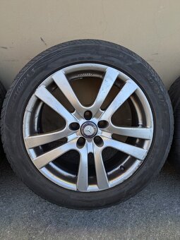 Sada alu kol Mercedes Benz s letními pneu 245/45/17 - 5
