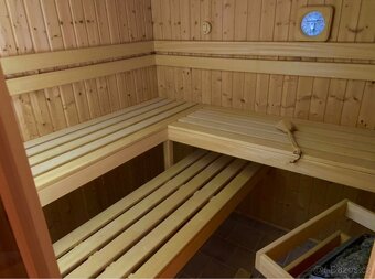 Finská sauna, kvalitní a dobře izolovaná - 5