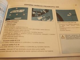 Peugeot 406 Coupe - český návod k obsluze - příručka - 5