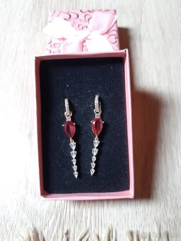 Luxusní pozlacené náušnice - 5