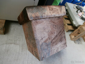 Taburet čalouněný, sedátko, bobík za 400 kč - 5