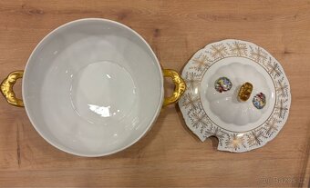 Porcelán Tři Grácie - polévková mísa - 5