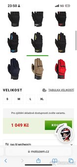 Furygan moto rukavice s účtenkou - 5