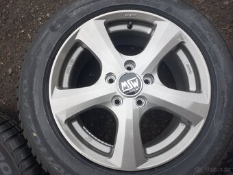 Sada NOVÝCH Alu kol MSW 205/60R16 zimní - 5