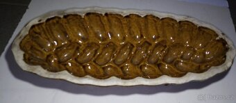 Stará kameninová forma - vánočka, forma na pečení - 5