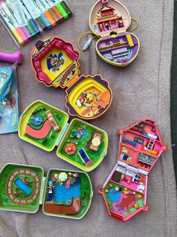 Hračky: polly pocket, autodráha, kuličkodráha, hra Frozen - 5