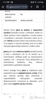 Litinová kamna Jotul F 3 TD černý lak - 5