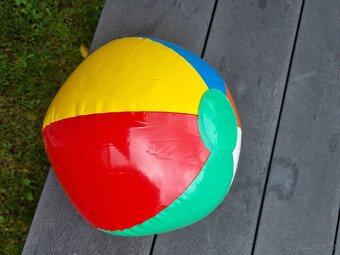 Prodám nafukovací míč retro - 5