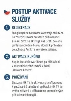AntikTV voucher 12 měsíců IPTV sledovaniTV LepsiTv oneplay - 5