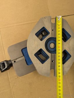 Strojní svěrák 80mm otočný , precizní, jako nový - 5