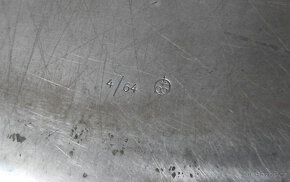 Starožitný svícen tác kalíšek na cigarety popelník - 5