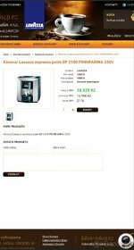 Kávovar Lavazza Pininfarina - 5