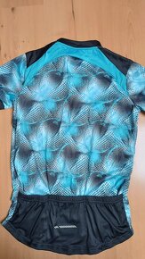 Černo modré cyklistické tričko vel M - 5