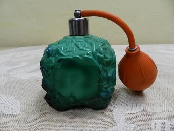 Art deco Flakon růže Malachit Jade Schlevogt - 5