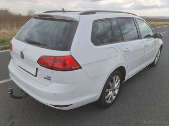 VW Golf 7 1.6TDI kombi 4Motion (4x4), 77kW, 9/2014,nová STK - 5