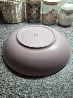 Růžová servírovací mísa STENTICKA zn. IKEA - 5