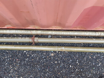 3 x anténní vojenská tyč, délka 3,29; 2,64 a 2,52m - 5