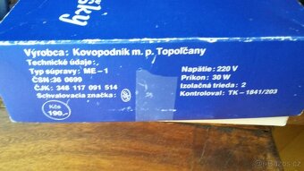 Staré vánoční lucerničky Světlušky Kovopodnik Topolčany - 5