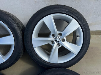 215/45R16 7X16 5X100 ET46 Alu kola ŠKODA RAPID FABIA III - 5