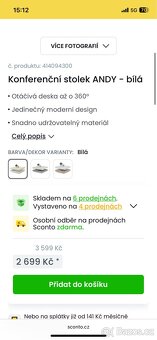 Konferenční stolek - 5