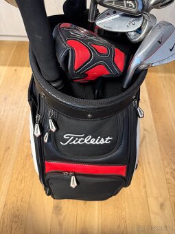 Titleist Tour Series Premium stand bag černá/červená - 5