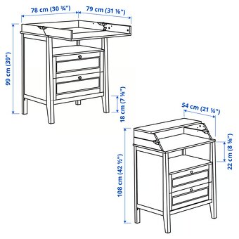 Ikea SUNDVIK Přebalovací stůl/komoda - 5