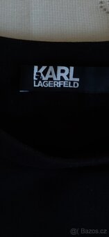 Originál černá mikina Karl Lagerfeld S - 5