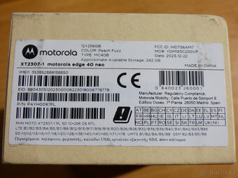 Motorola EDGE 40 Neo - 12GB RAM a 256GB ROM - 5