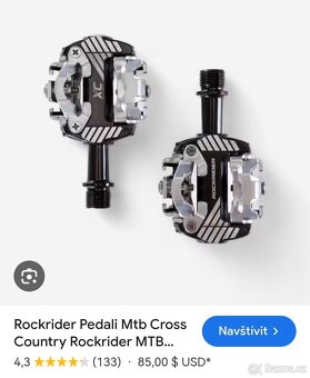Mtb pedály Rockrider xc cross cauntry - 5