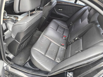 Bmw e60 Lci komfort černá kůže interiér - 5