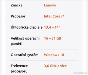 Lenovo C740 , intel core i7, 1TB, dotykovy - 5