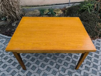 Retro jídelní rozkládací stůl Český nábytek n. p. - 5