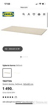 Stolní deska IKEA TROTTEN - 5