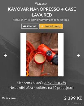 Cestovní kávovar Nanopresso Wacaco - 5