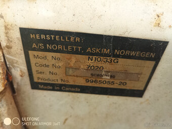 Prodám sněhovou frézu Norlett 10-33G na náhradní díly - 5