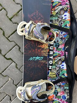 Set boty,snowboard Burton - 5