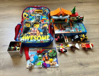 Softshell bunda a další 128-134 a Lego - 5