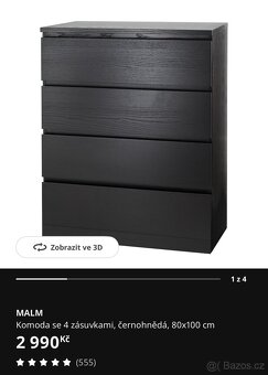 KOMODA MALM IKEA - 5