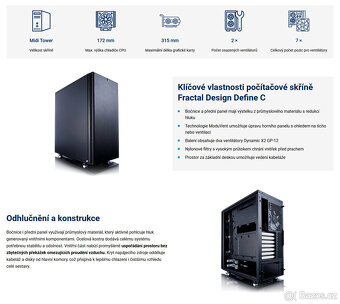 Kvalitní case Fractal Design Define C | Midi tower | ATX - 5