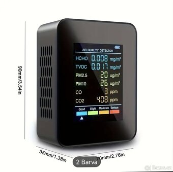 6v1 Prémiový Monitor Kvality Vzduchu v Interiéru - 5