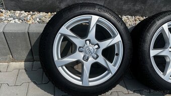 17” Alu kola originál Audi 7,5Jx17 ET 45 + zimní pneu 225/50 - 5